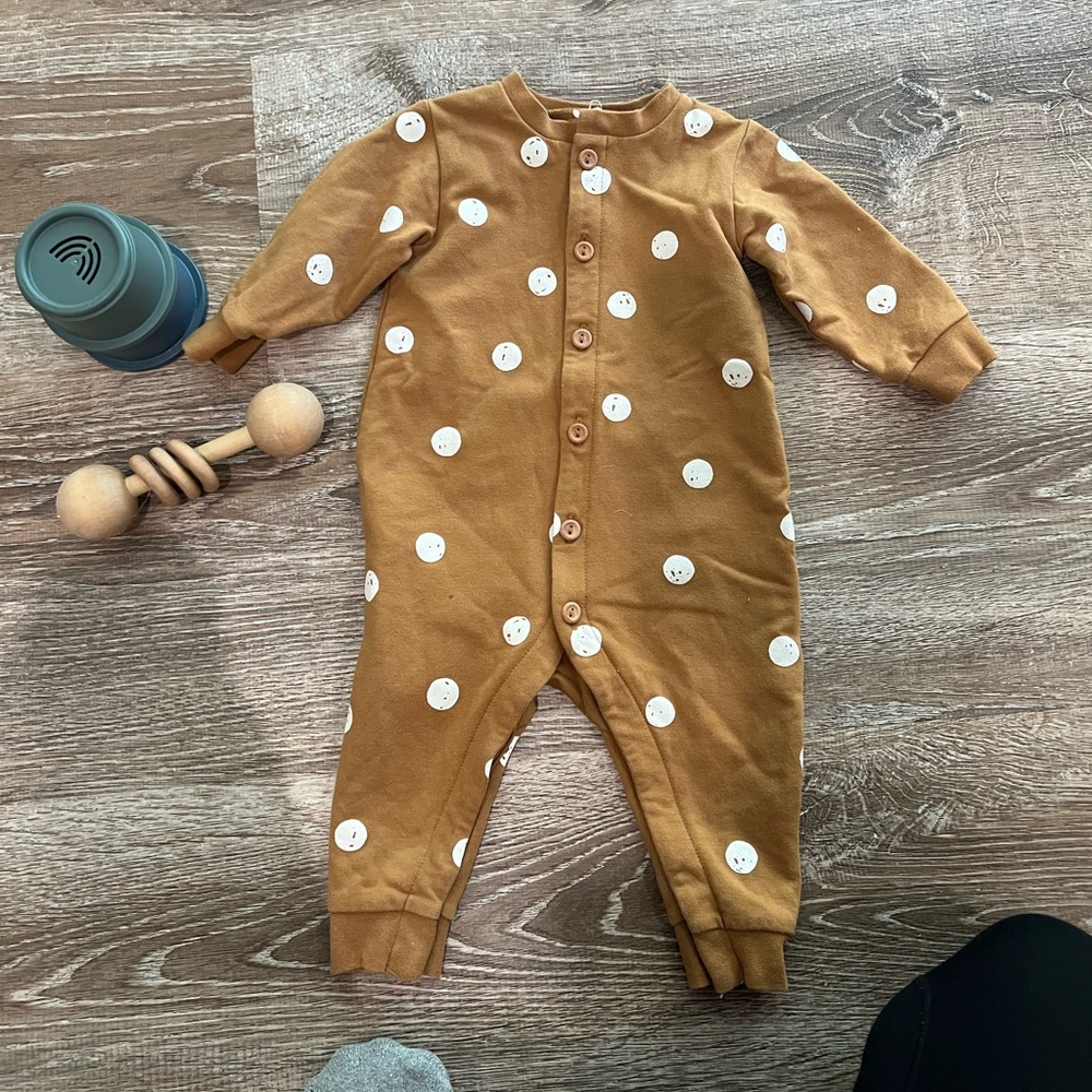 Quincy Mae fleece onesie